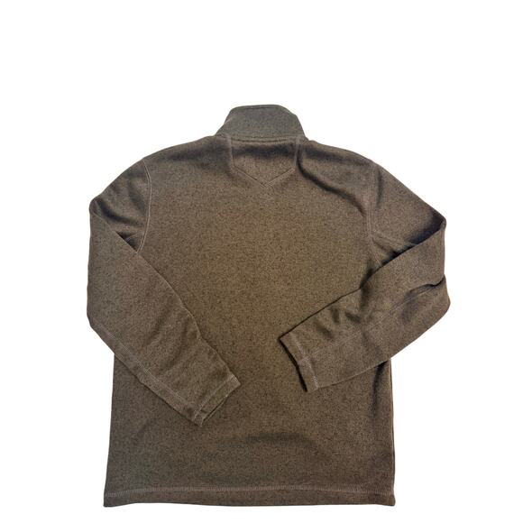 Eddie Bauer Men's Fleece 1/4 Zip Pullover Sweater Dark Green Size M - Picture 5 of 5